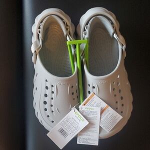 CROCS Mens Light Gray Sandals